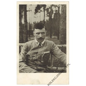 [Boleslaw Jerzy Roja] Commandant of the Czwartaks Boleslaw Jerzy Roja [Zegrze. Stamps: IVth Regiment of the Polish Legions; L.F.F. Lodzer Freiwillige Feuerweh, Lodz Fire Brigade].