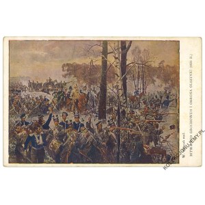 Battle of Grochow and defense of Olszynka. W. Kossak painting.