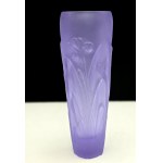 Art Nouveau - Josef Inwald - IRYSY vase - neodymium frosted glass - 1930s