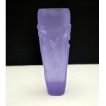 Art Nouveau - Josef Inwald - IRYSY vase - neodymium frosted glass - 1930s