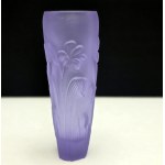 Art Nouveau - Josef Inwald - IRYSY vase - neodymium frosted glass - 1930s