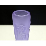 Art Nouveau - Josef Inwald - IRYSY vase - neodymium frosted glass - 1930s