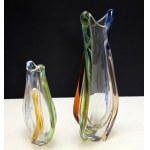 Collezione di vetri RHAPSODY - set di bicchieri decorativi disegnati da F. Zemek - Cecoslovacchia 1960