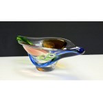 Collezione RHAPSODY - Grande ciotola in vetro disegnata da Frantisek Zemek - Cecoslovacchia 1960