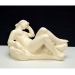Ceramic figurine Nude of a woman - Keramia Czechoslovakia 1960s