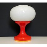 Mid - Century - Glass table lamp - by Valasske Mezirici - Czechoslovakia- 1970s.