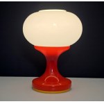 Mid - Century - Glass table lamp - by Valasske Mezirici - Czechoslovakia- 1970s.