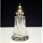 Crystal sugar bowl for powdered sugar - England early 20th century.