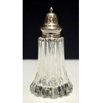 Crystal sugar bowl for powdered sugar - England early 20th century.