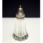 Crystal sugar bowl for powdered sugar - England early 20th century.