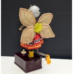 Vintage PRL - Handicraft - Butterfly Lamp - 1970s.