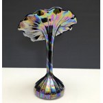 Vaso in vetro di Carnevale - vetro iridescente - seconda metà del XX secolo