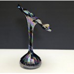 Vaso in vetro di Carnevale - vetro iridescente - seconda metà del XX secolo