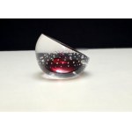 Adam Jablonski - glass paperweight [Signed] - 1980s.