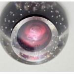 Adam Jablonski - glass paperweight [Signed] - 1980s.