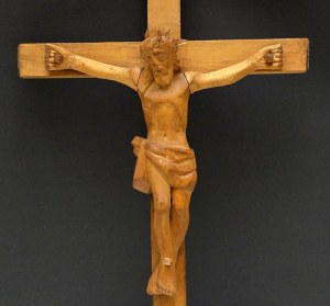 Drewniana pasyjka wyk. Józef Hulka - Łękawica 1983