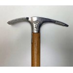 Old mountain chequered on a wooden shaft - Austria 1950s