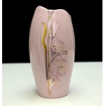 Pink porcelain vase - Czechoslovakia 1990s