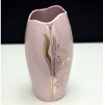 Pink porcelain vase - Czechoslovakia 1990s