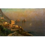 NICOLAS DE CORSI (Odessa 1882 - Torre del Greco 1956), Faraglioni di Capri