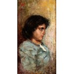 VINCENZO IROLLI (Napoli 1860 - 1949), Portrait of a young lady