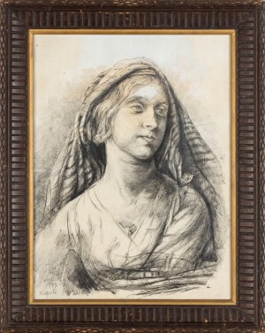 VINCENZO GEMITO (Napoli 1852 - 1929), Peasant portrait, 1913