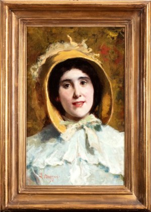 LEONARDO BAZZARO (Milano 1853 - 1937), Female portrait