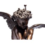 GIULIO MONTEVERDE (Bistagno 1837 - Roma 1917), The genius of Franklin, 1873