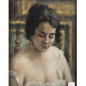 VITTORIO GUSSONI (MILANO 1893 - SANREMO 1968), Portret kobiety, 1923
