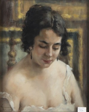 VITTORIO GUSSONI (MILANO 1893 - SANREMO 1968), Porträt einer Frau, 1923