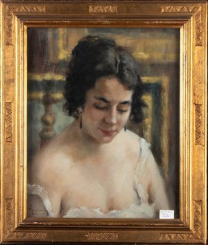 VITTORIO GUSSONI (MILANO 1893 - SANREMO 1968), Porträt einer Frau, 1923