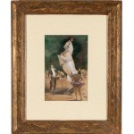 AMERIGO BARTOLI NATINGUERRA (Terni 1890 - Roma 1971), Studium do obrazu Circo equestre, 1934 ok.