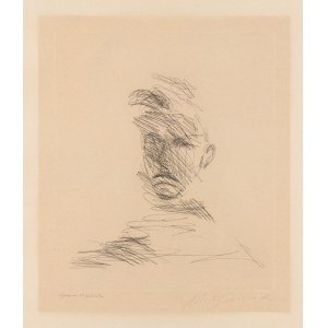 ALBERTO GIACOMETTI (Borgonovo 1901 - Coira 1966), Rimbaud portrait, 1962
