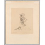 ALBERTO GIACOMETTI (Borgonovo 1901 - Coira 1966), Rimbaud portrait, 1962