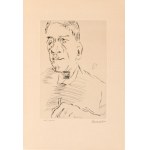 OSKAR KOKOSCHKA (Pöchlarn 1886 - Montreux 1980), Self-portrait with brush, 1970