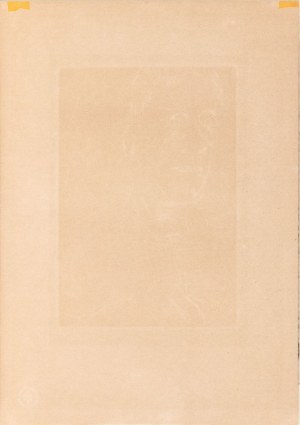 OSKAR KOKOSCHKA (Pöchlarn 1886 - Montreux 1980), Self-portrait with brush, 1970