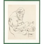 RUDOLPH SCHLICHTER (Calw 1890 - Monaco di Baviera 1955), The carpenter