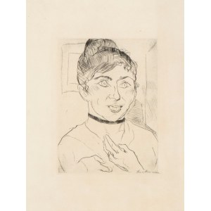 MAX BECKMANN (Lipsia 1884 - New York 1950), Portrait of Käthe Carl, 1916