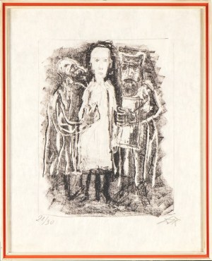 OTTO DIX (Untermhaus 1891 - Singen 1969), Illustration zu Luthers Evangelium nach Matthäus, 1960