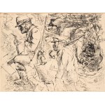 GEORGE GROSZ (Berlino 1893 - 1959), Spanish civil war