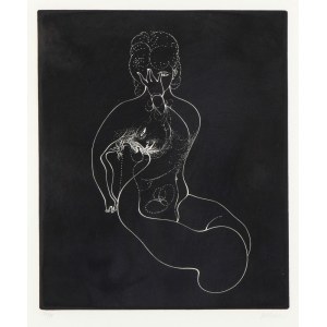 HANS BELLMER (Katowice 1902 - Parigi 1975), Motionless nude