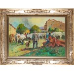 CARLO DOMENICI (Livorno 1897 - Portoferraio 1981), Countryside scene