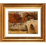LUIGI SURDI (Napoli 1897 - Roma 1959), Glimpse of Rome, 1941