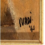 LUIGI SURDI (Napoli 1897 - Roma 1959), Glimpse of Rome, 1941