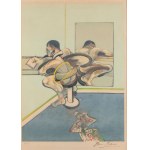FRANCIS BACON (Dublino 1909 - Madrid 1992), Figure writing reflected in a mirror, 1977