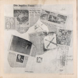 ROBERT RAUSCHENBERG (Port Arthur 1925 - Isola di Captiva 2008), Caratteristiche di Currents, 1970