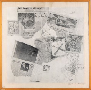 ROBERT RAUSCHENBERG (Port Arthur 1925 - Captiva Island 2008), Features from Currents, 1970