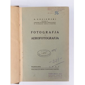 A. Gosiewski, Fotografja i Aerofotografja, Warsaw, 1927.