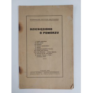Dieci e Pomerania, Toruń, 1933.