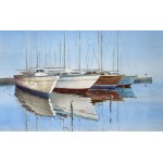 Anna Jaskulska, Boats in the harbor